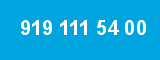919 111 54 00